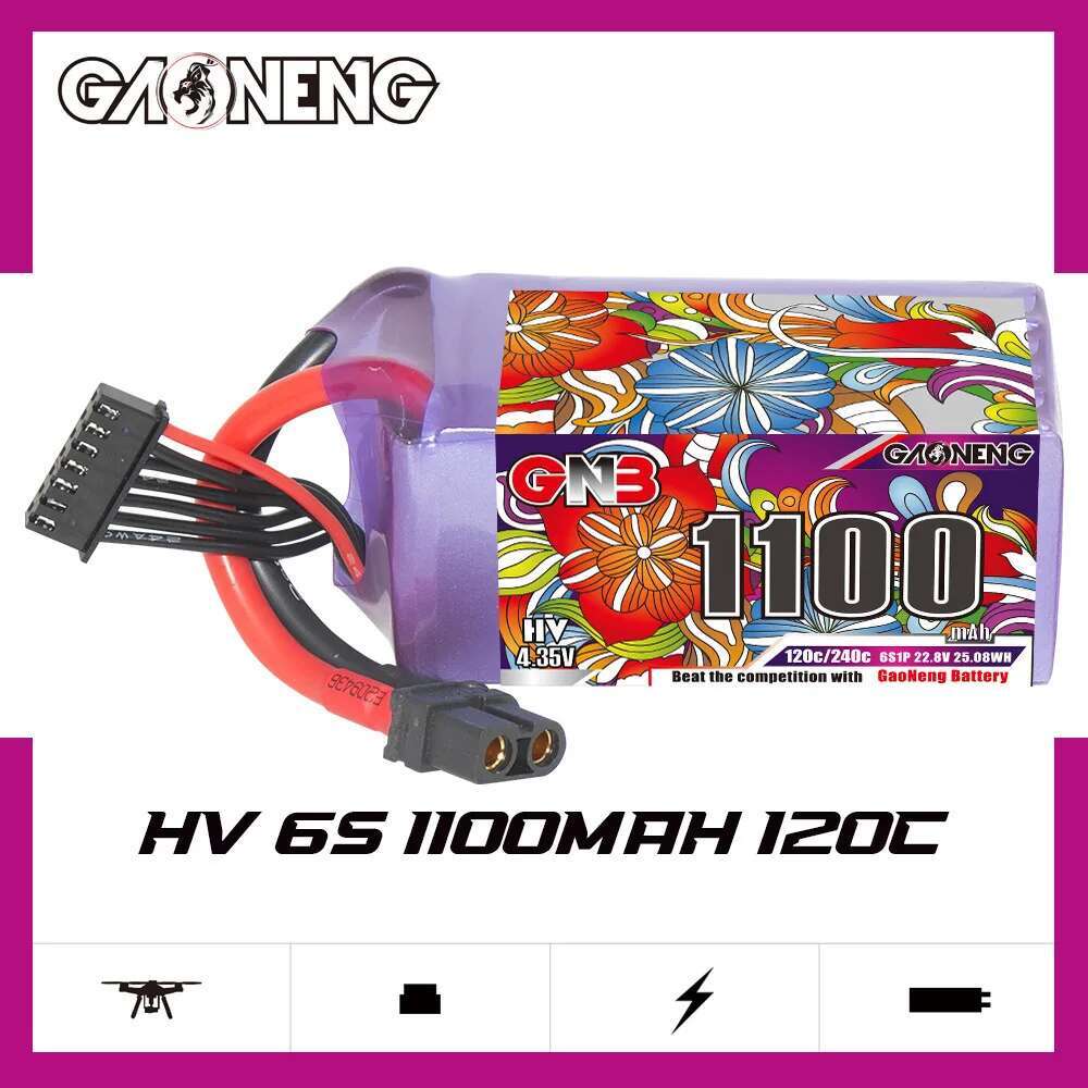 2Pcs GNB 6S Lipo Battery 22.8V - Fpv Drone Battery recension och pris