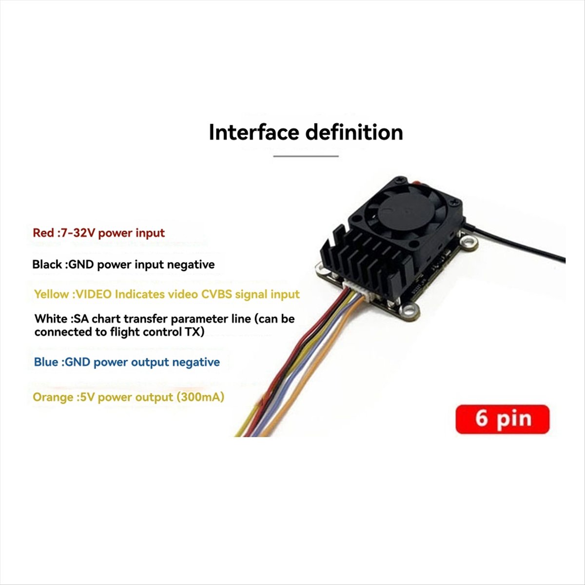 5.8G 2W VTX 2000mW FPV Video T - Fpv Drone Vtx recension och pris
