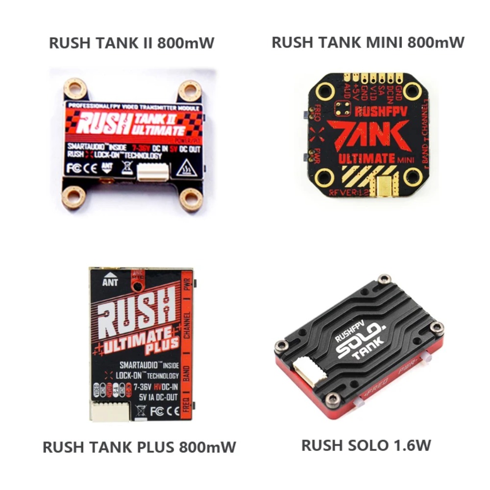 RUSH TANK Ultimate II/Mini/PLU - Fpv Drone Vtx recension och pris