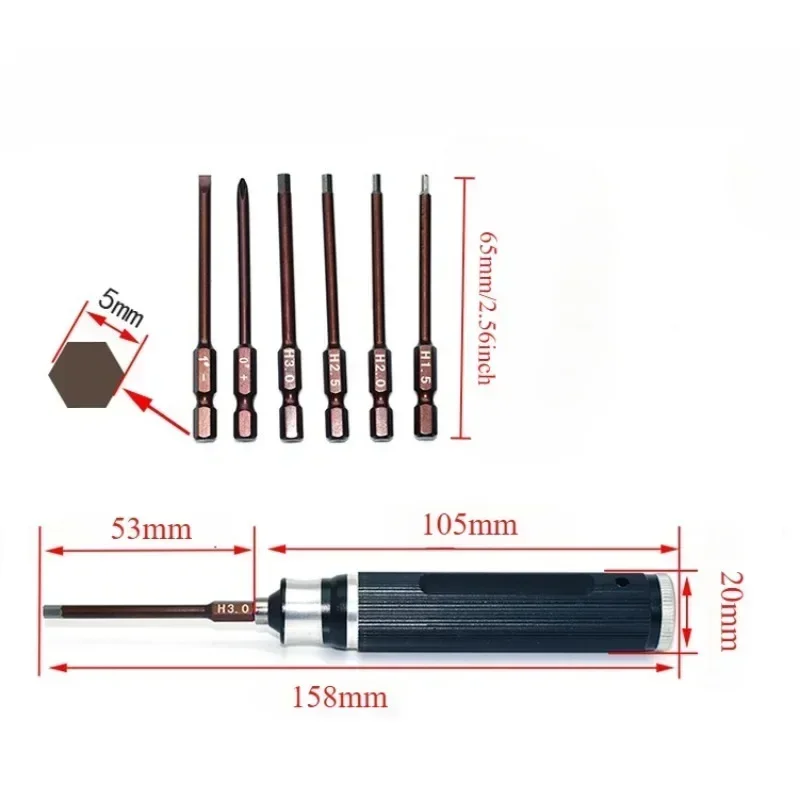 6 in 1 Screwdrivers Repair Too - Fpv Drone Tool Kit recension och pris
